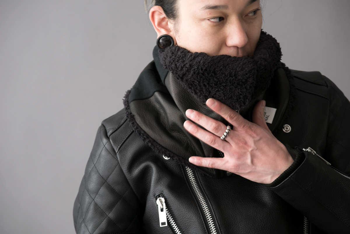 LEATHER NECK WARMER ACCESSORIES オンラインショッピング ROARS ORIGINAL / ロアーズ