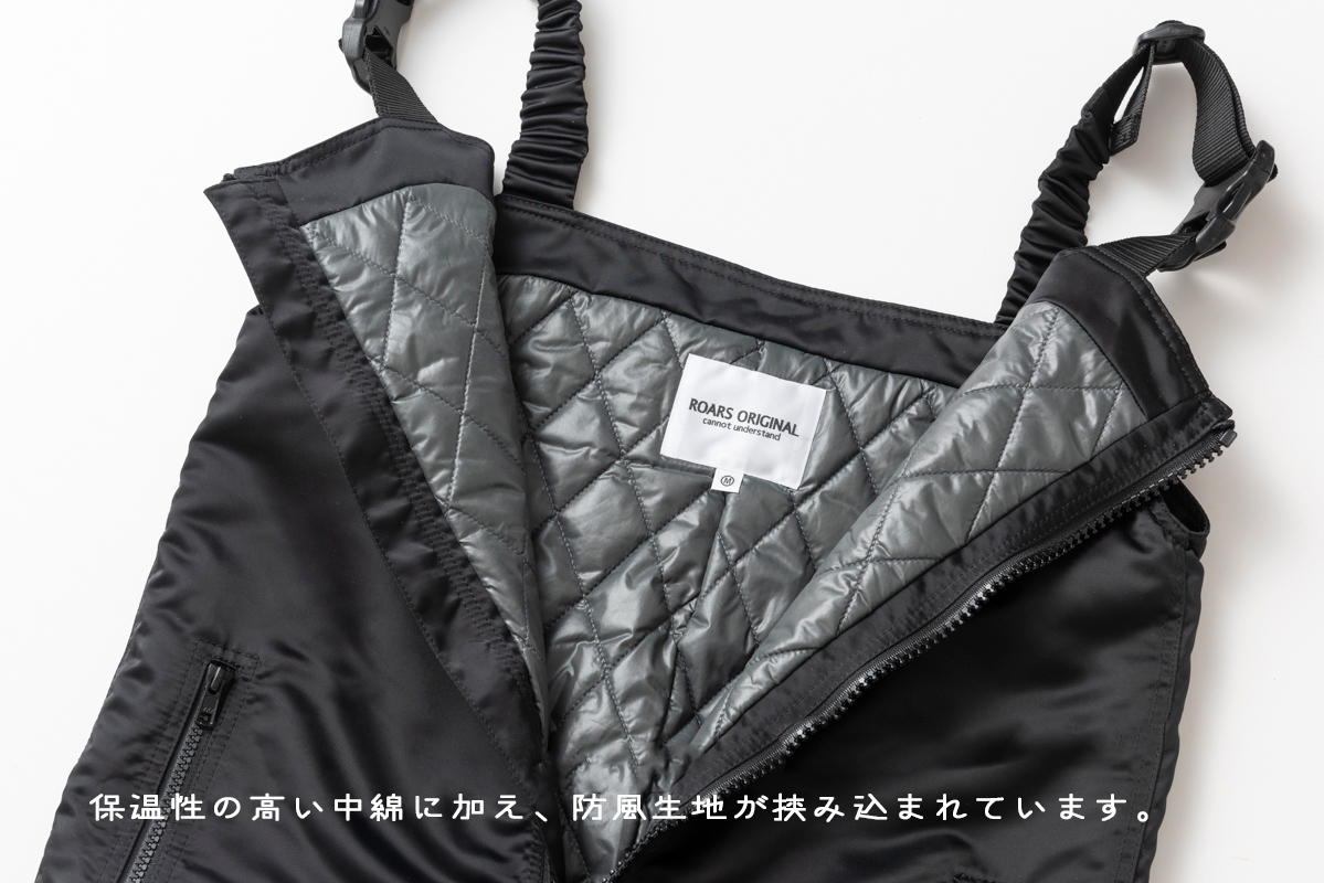 ロアーズオリジナル　MILITARY NYLON OVER ALL ブラック MILITARY NYLON OVER ALL | BOTTOMS | オンラインショッピング | ROARS