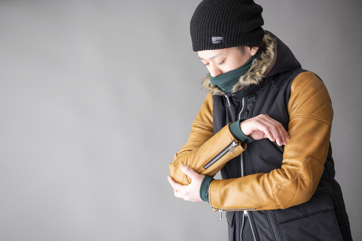 LEATHER SLEEVE 2 QUILTING | ROARS RIDERS | オンラインショッピング
