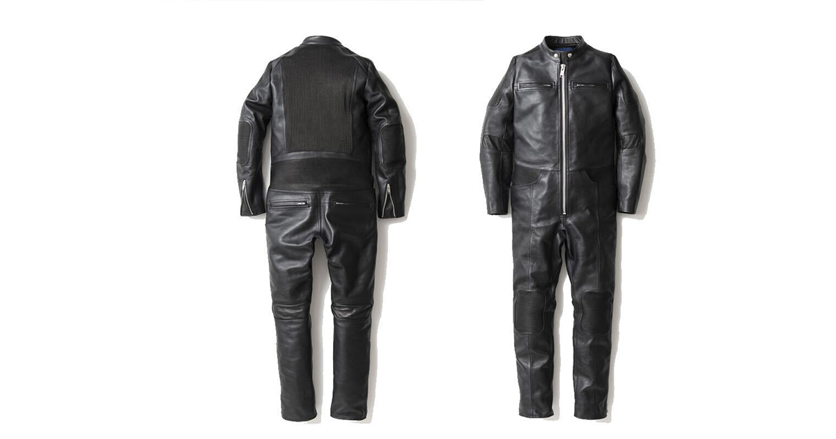 champion Ruman レザー ツナギ ビンテージ M 黒　オールインワン allinone.jpg
